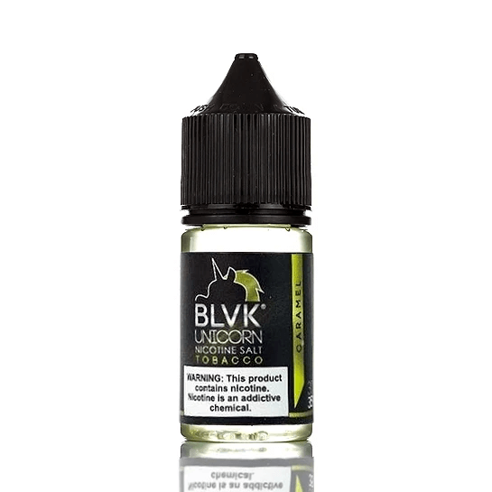 سالت نیکوتین بی ال وی کی تنباکو کارامل BLVK Salt nic Tobacco Caramel