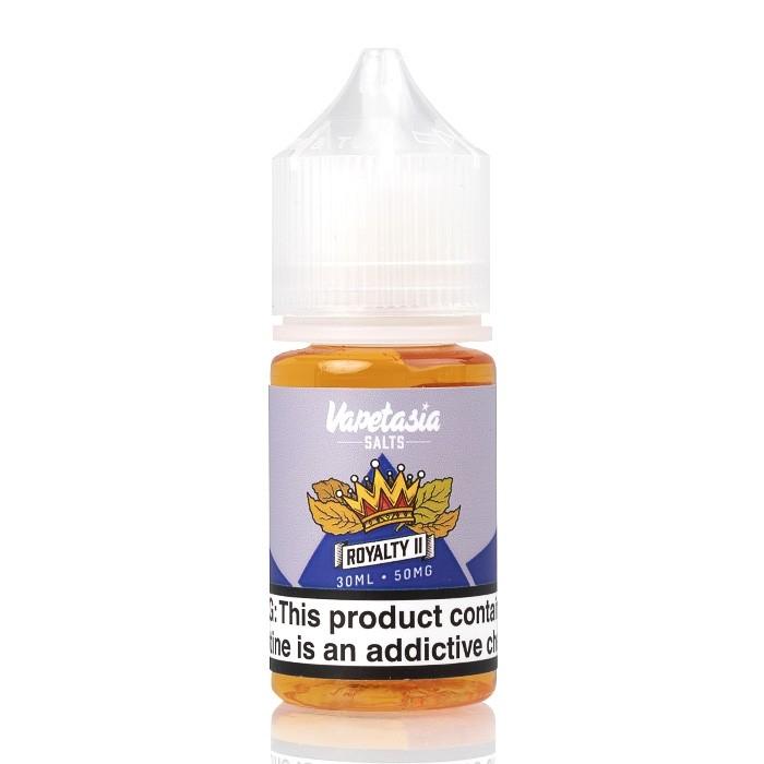 سالت نیکوتین ویپتاسیا بادام تنباکو و خامه وانیلی Vapetasia Royalty 2 Salt nic