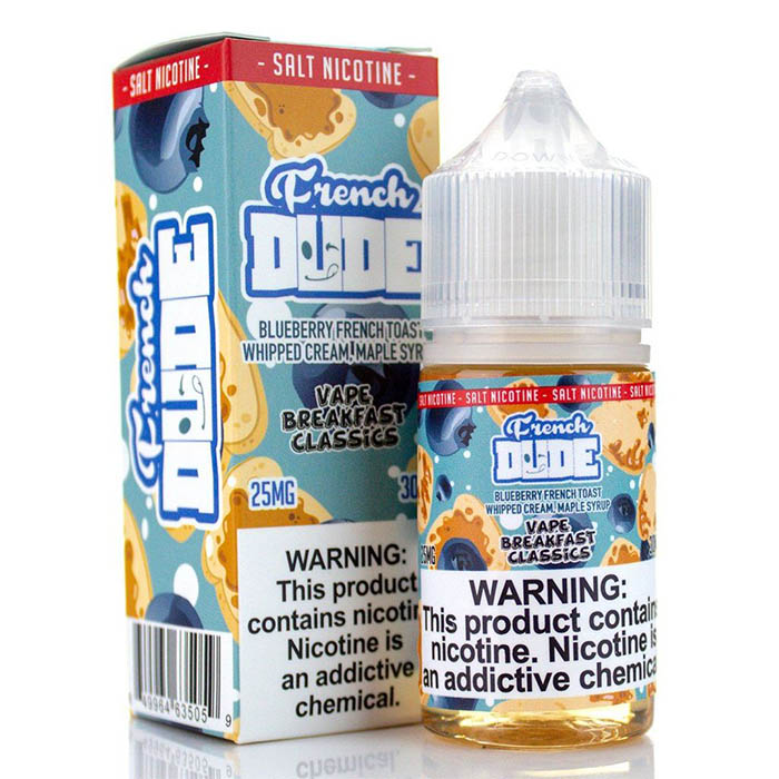 سالت نیکوتین ویپ برکفست نان تست و زغال اخته  VAPE BREAKFASAT FRENCH DUDE Salt nic