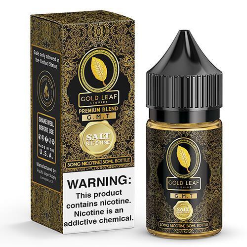 سالت نیکوتین گلد لیف تنباکو کارامل GOLD LEAF LIQUIDS G.M.T