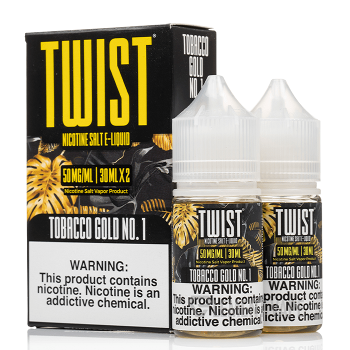 سالت نیکوتین تویست تنباکویی ملایم Twist Tobacco Gold Salt nic (30ml)