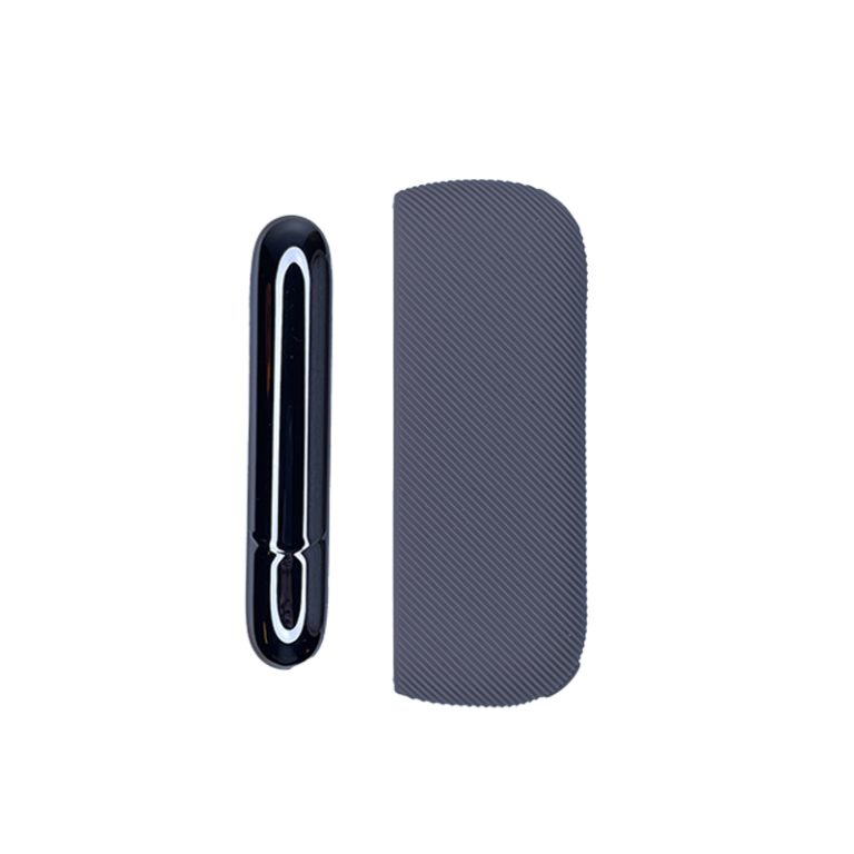 کاور طلایی بنفش سیلیکونی با پوشش کناری دستگاه آیکاس Iqos Silcone Cover Gold Purple + Side Cover