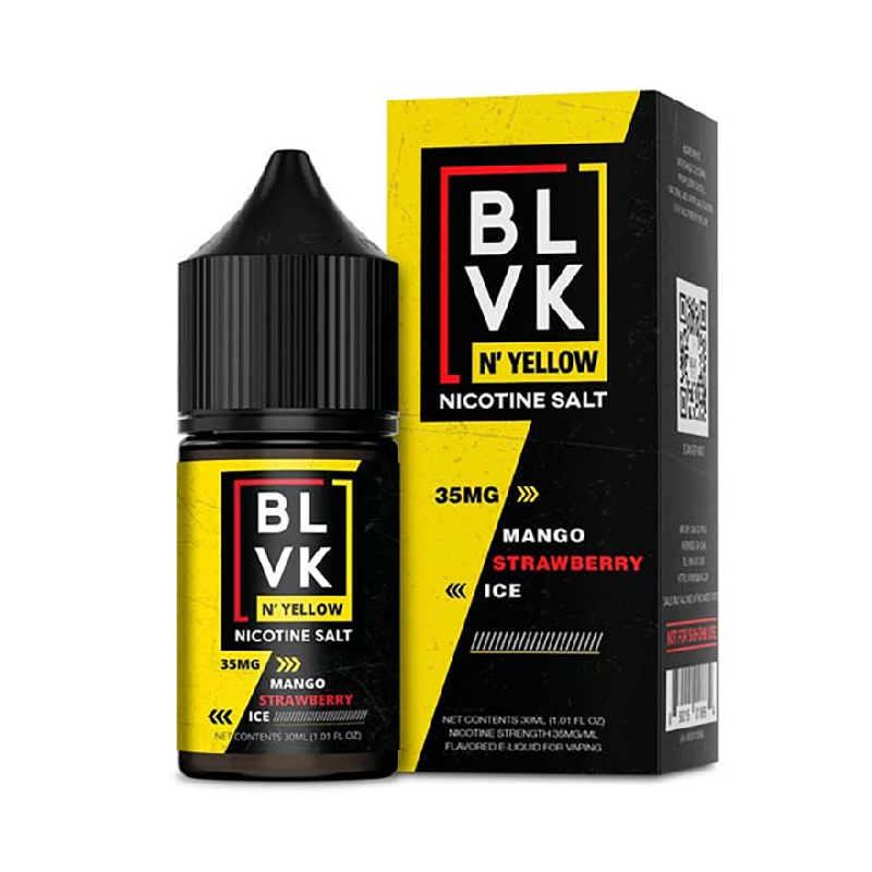 سالت نیکوتین بی ال وی کی انبه توت فرنگی یخ Blvk Mango Strawberry Ice (30ml)
