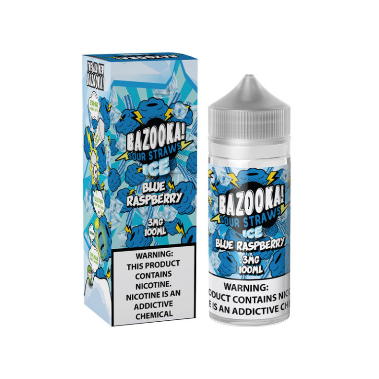 جویس بازوکا توت آبی یخ Bazooka Blue Raspberry Ice (100ml)