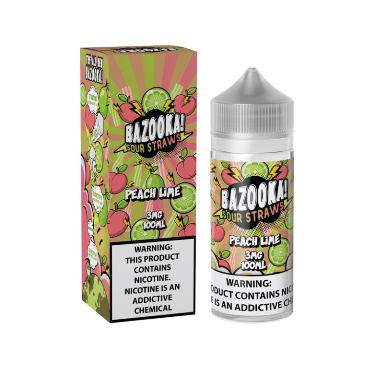 جویس بازوکا هلو لیمو Bazooka Peach Lime (100ml)