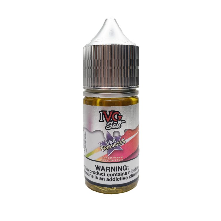 سالت نیکوتین آی وی جی لیمو هلو پشن فروت IVG lemon peach passion fruit (30ml)