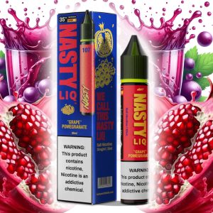 سالت نیکوتین نستی انگور انار Nasty Grape Pomegranate Salt Nic (30ml)