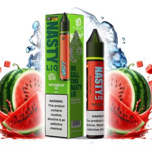 سالت نیکوتین نستی هندوانه یخ Nasty Liq Watermelon Ice Salt Nic (30ml)