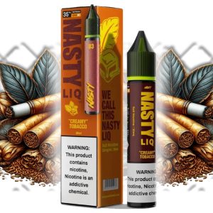 سالت تنباکو خامه نستی Nasty Liq Creamy Tobacco 30ML