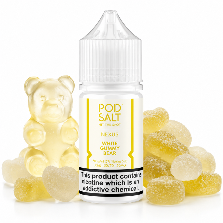 سالت آدامس خرسی پاد سالت PodSalt Nexus White Gummy Bear