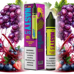 سالت نستی میکس توت ها و انگور Nasty Liq Mix Berries Grape 30ML