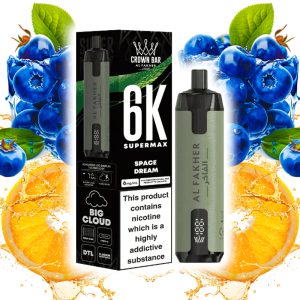 پاد 6000 کام الفاخر بلوبری پرتقال Al Fakher Space Dream 6000 Disposable pod