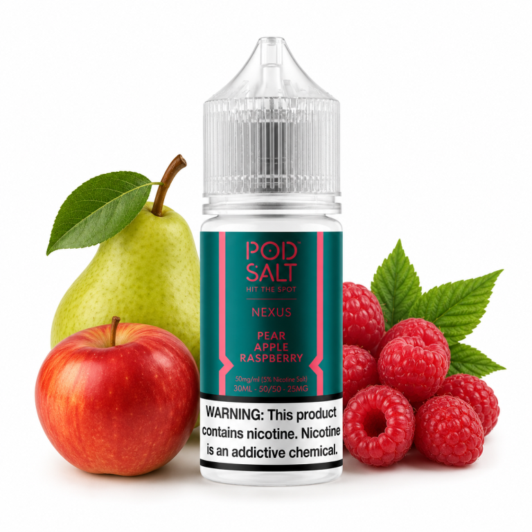 پاد سالت سیب گلابی تمشک Pod Salt Pear Apple Raspberry