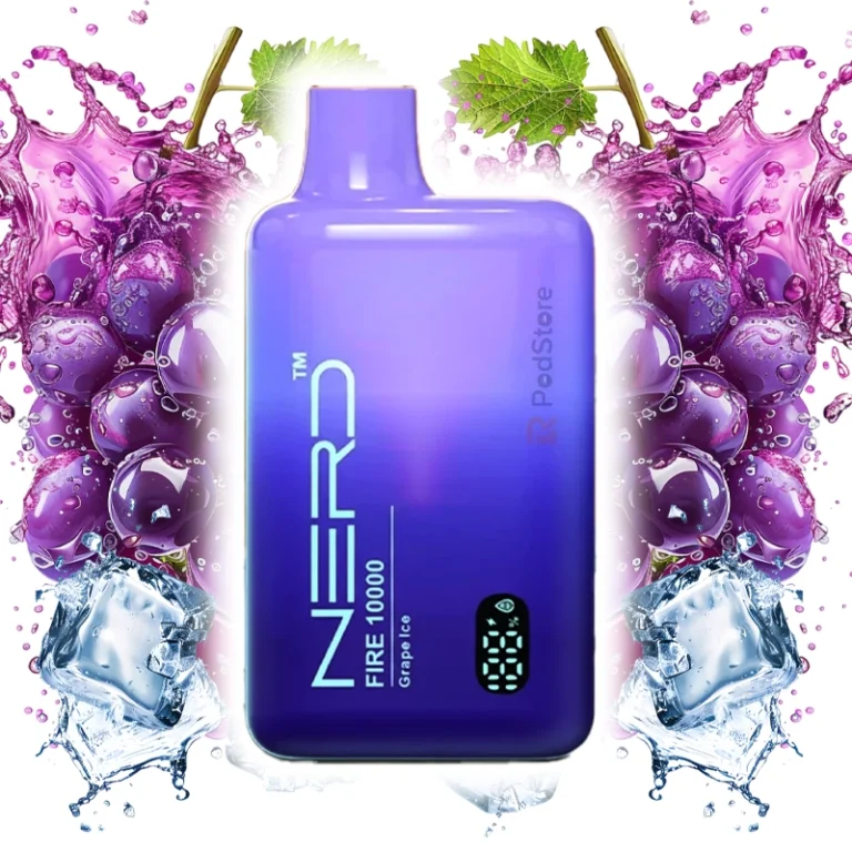 پاد 10000 پاف نِرد انگور یخ 2% Nerd 10K Grape Ice disposable