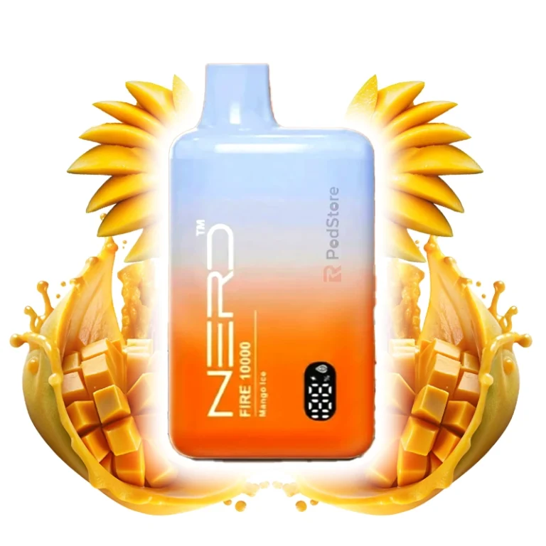 پاد 10000 پاف نِرد انبه یخ 2% Nerd 10K Mango Ice disposable