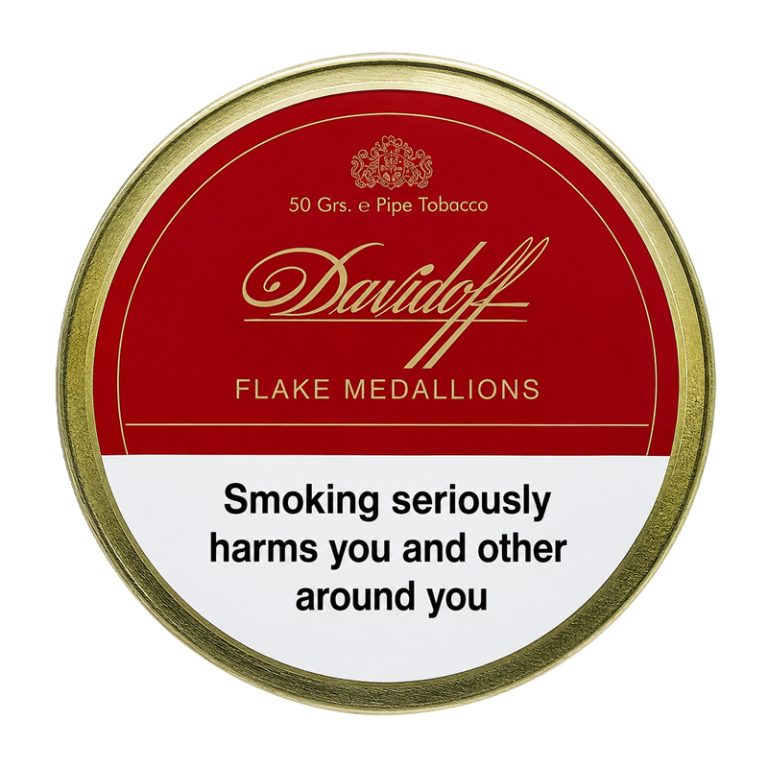توتون پیپ دیویدوف فلیک مدالیون Davidoff Flake Medallions Pipe Tobacco
