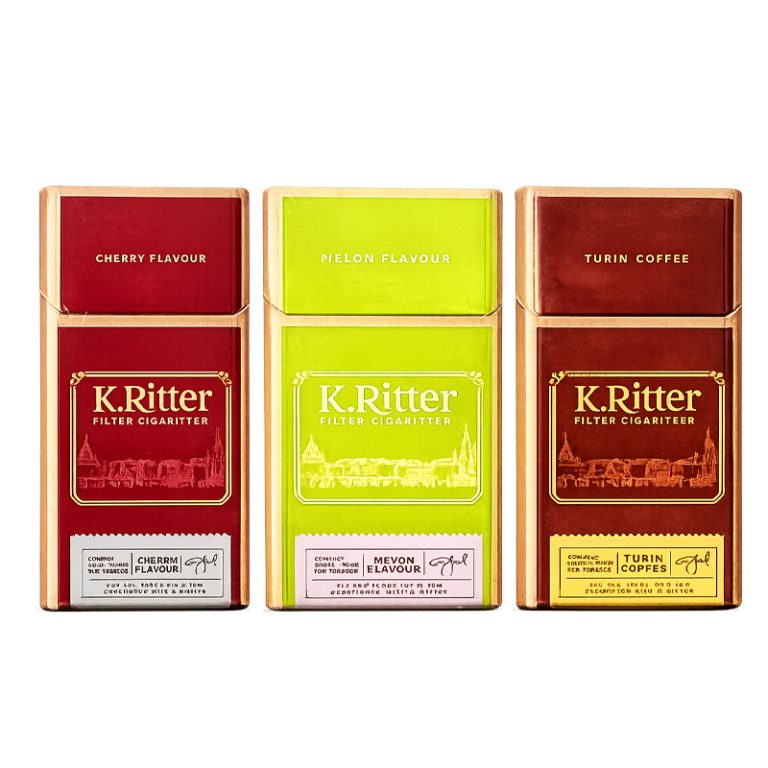 سیگار کی ریتر روس K.ritter Cigarittes russian