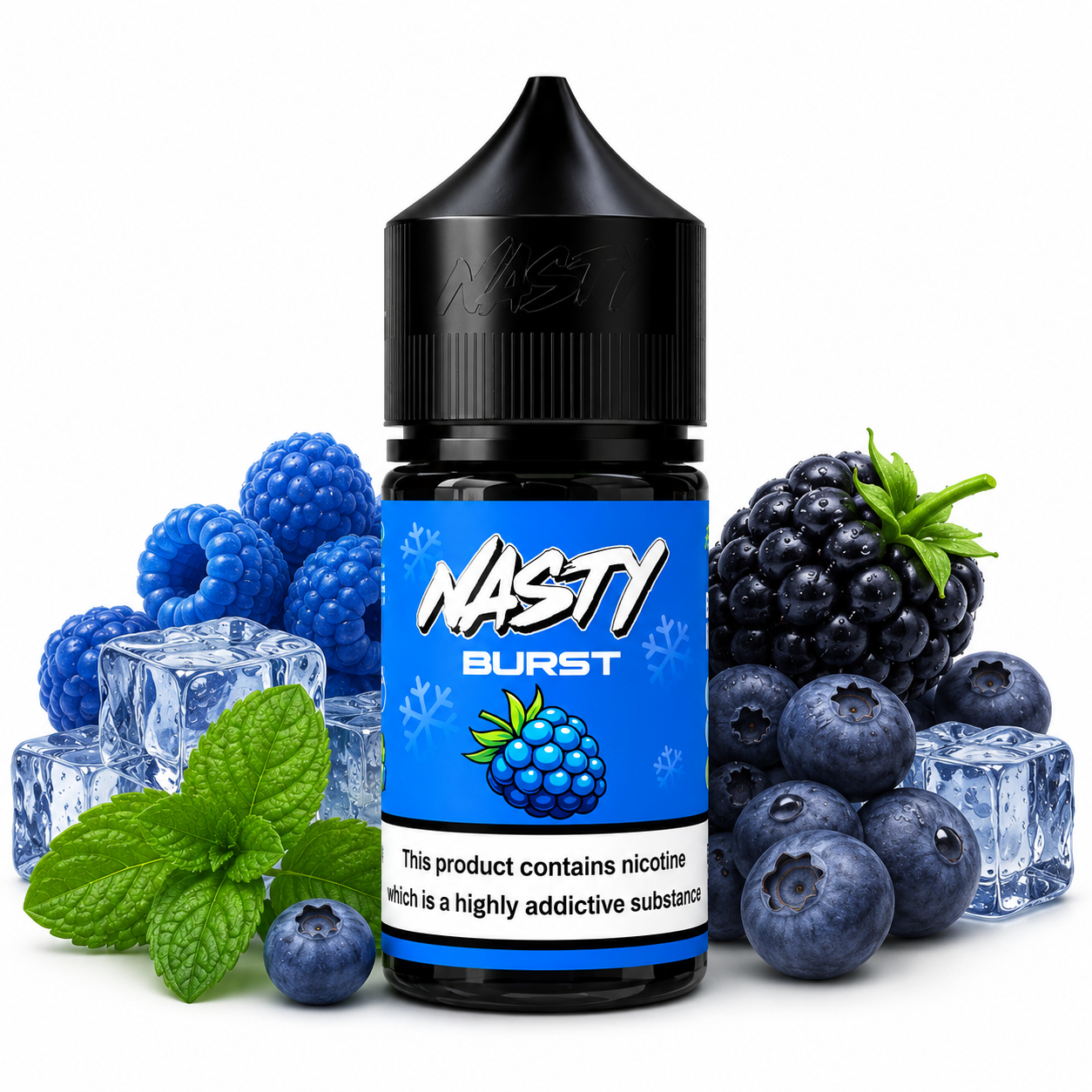 سالت نستی بلورز یخ Nasty 30ml Blue razz ice