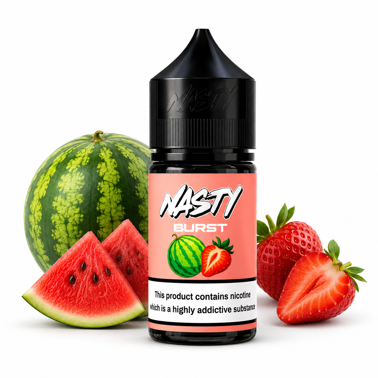 سالت نستی توت فرنگی هندوانه Nasty 30ml strawberry watermelon