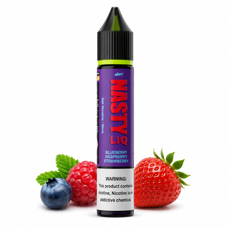 سالت نستی بلوبری تمشک توت فرنگی Nasty 30ml Blueberry raspberry strawberry