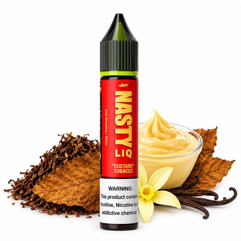 سالت نستی تنباکو خامه Nasty 30ml Custard tobacco