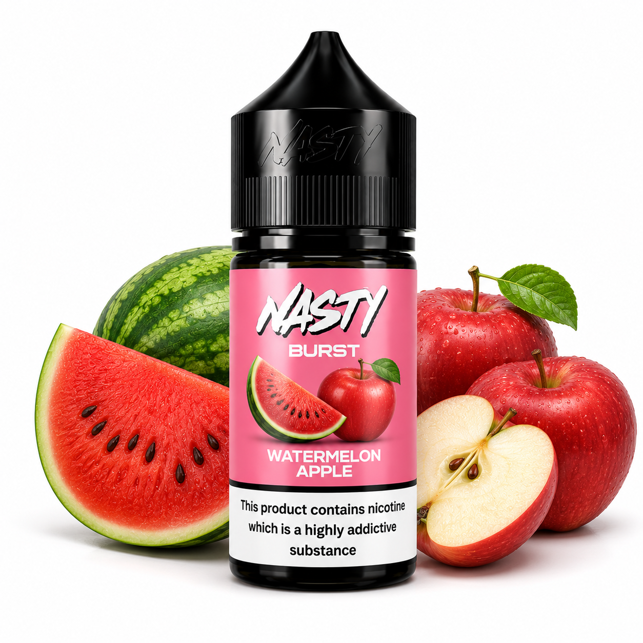 سالت نستی هندوانه سیب Nasty 30ml Watermelon apple