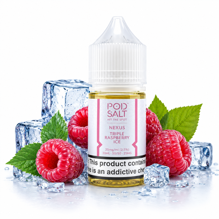 پاد سالت تمشک یخ Pod Salt 30ml Triple raspberry ice